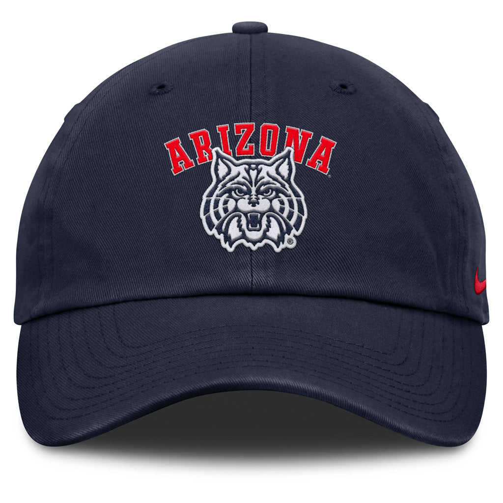 NCAA Arizona Wildcats Nike Alt Logo Wordmark Slouch Adjustable Hat - Navy