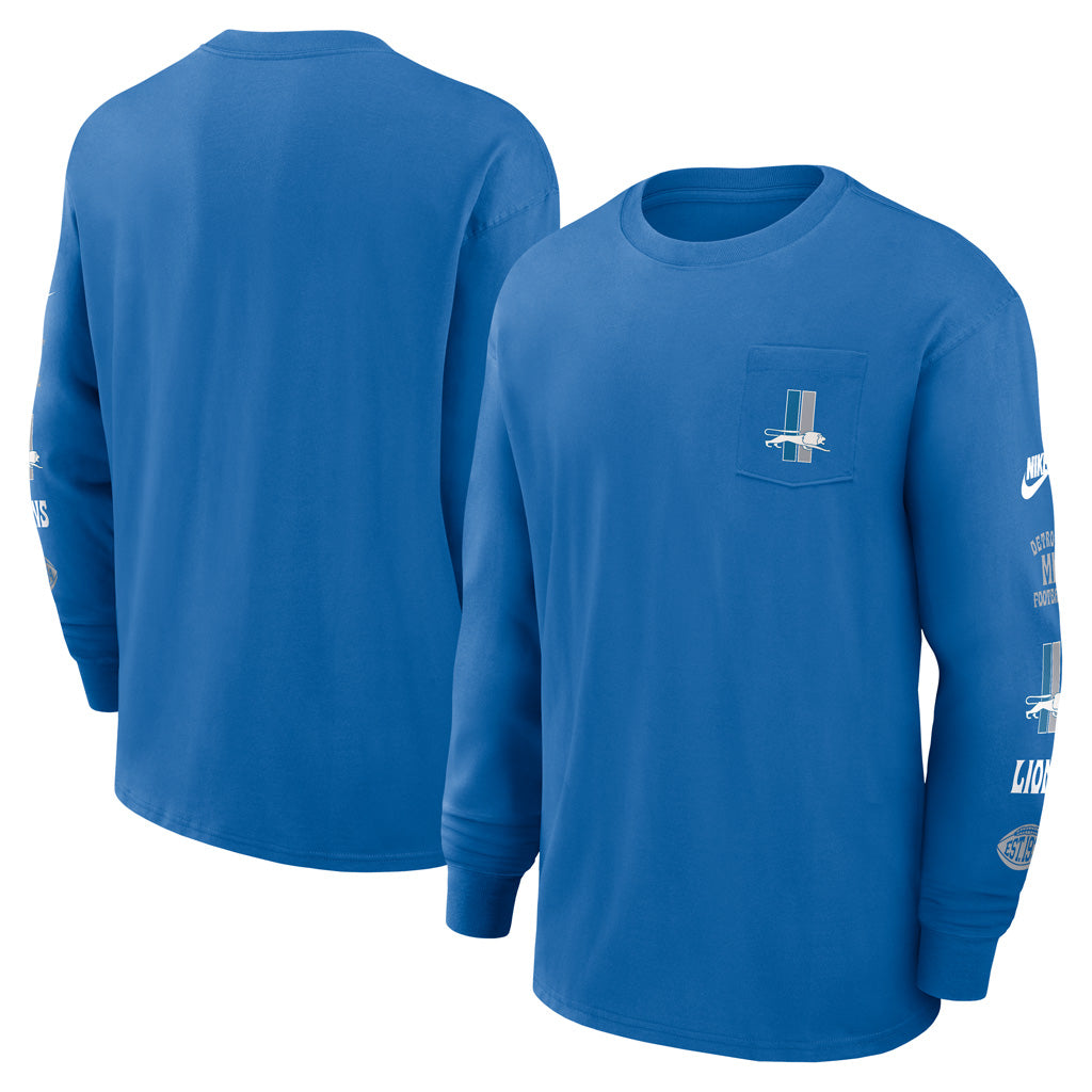 NFL Detroit Lions Nike Pocket Max90 Long Sleeve T-Shirt