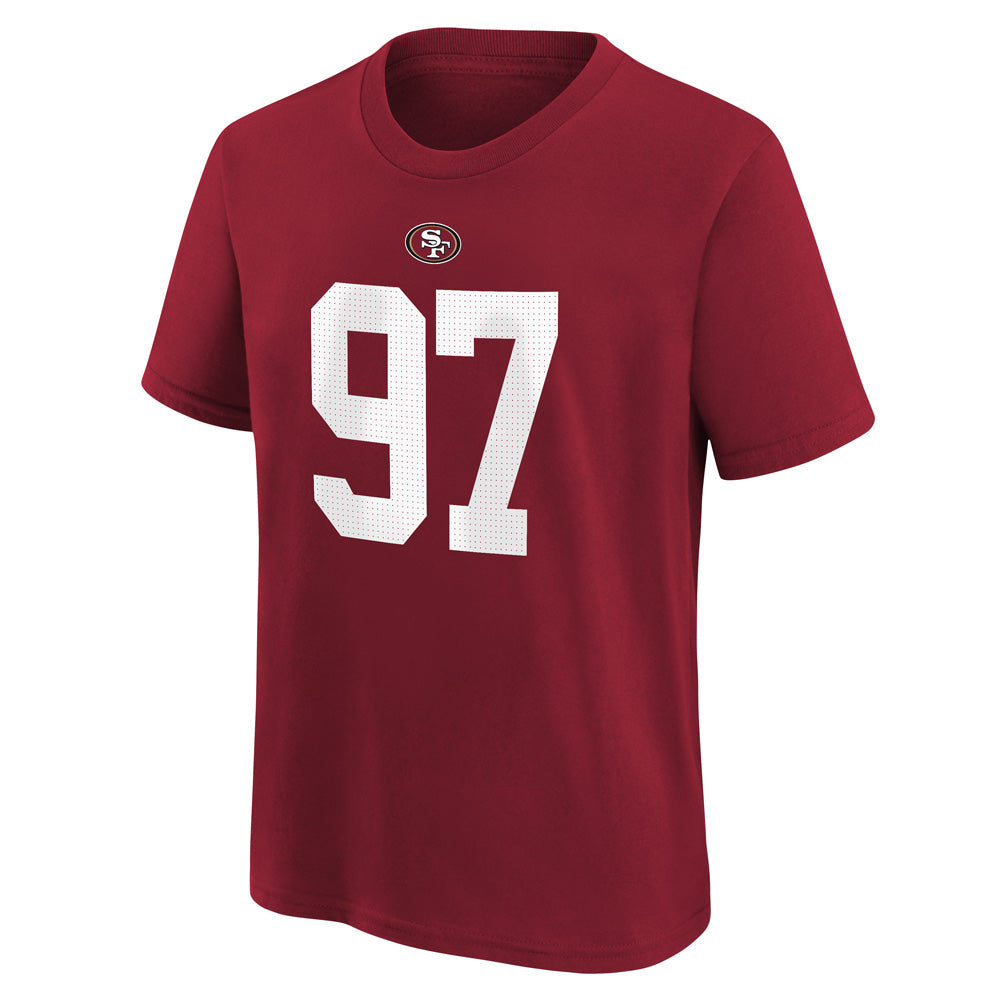 NFL San Francisco 49ers Nick Bosa Youth Nike Name &amp; Number Tee