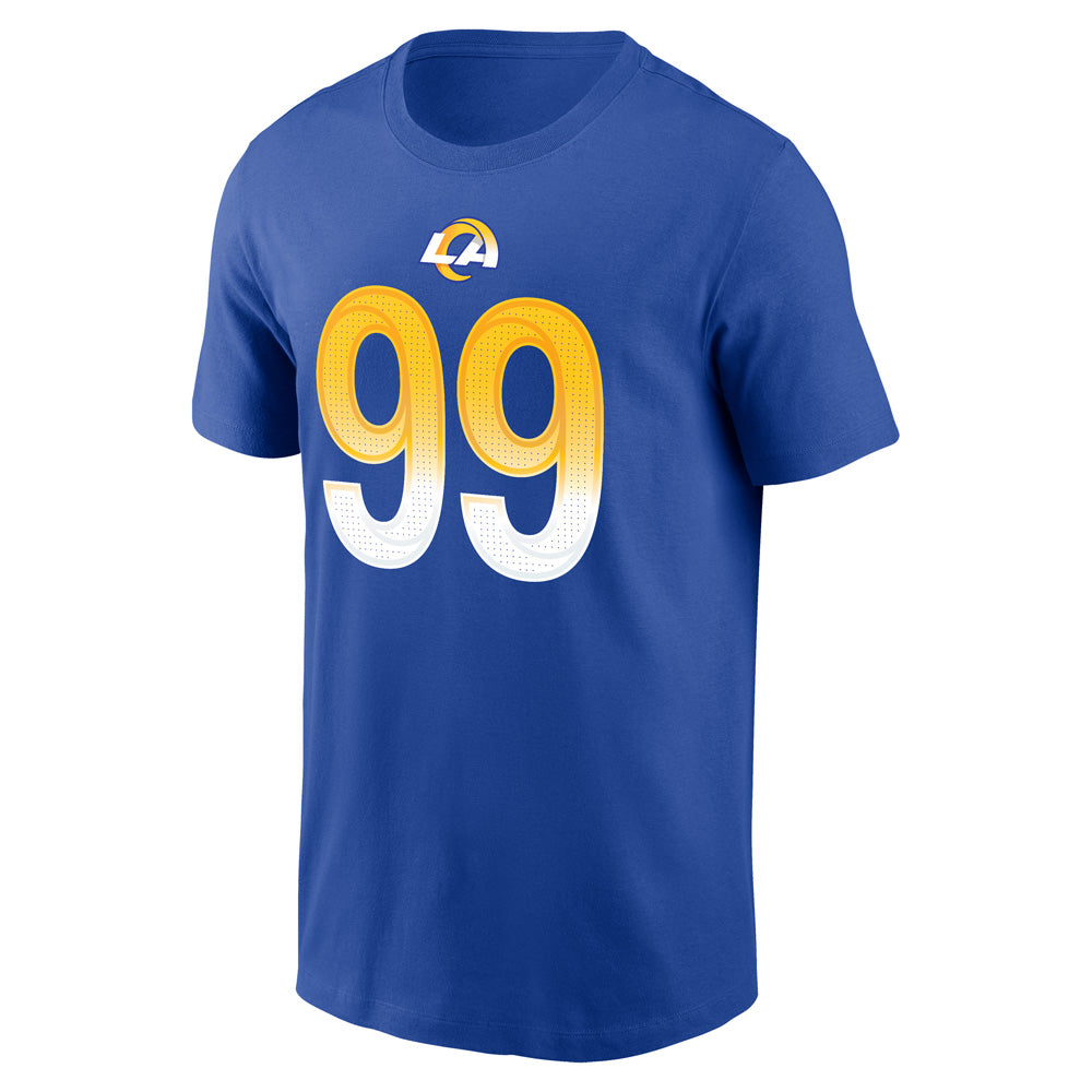 NFL Los Angeles Rams Aaron Donald Nike Player Pride Name &amp; Number Tee