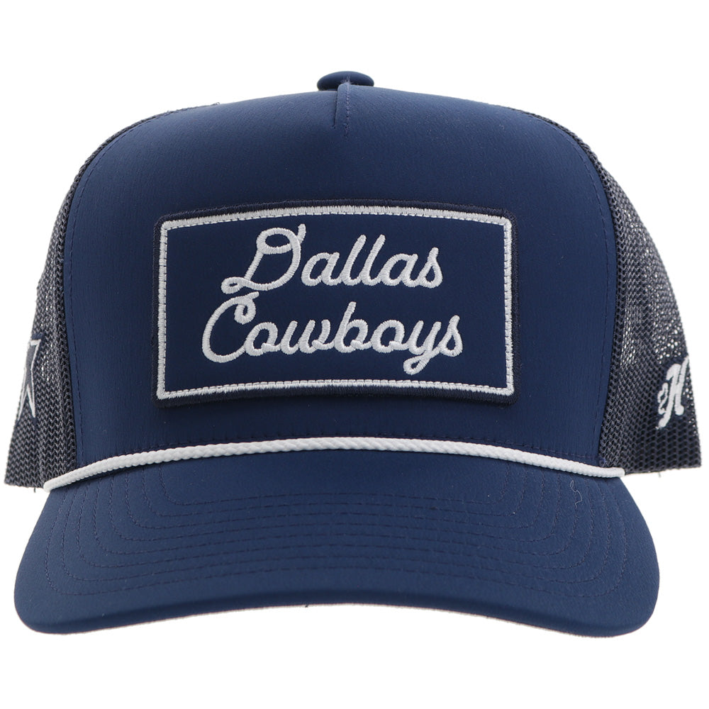 NFL Dallas Cowboys HOOey Script Rope Trucker