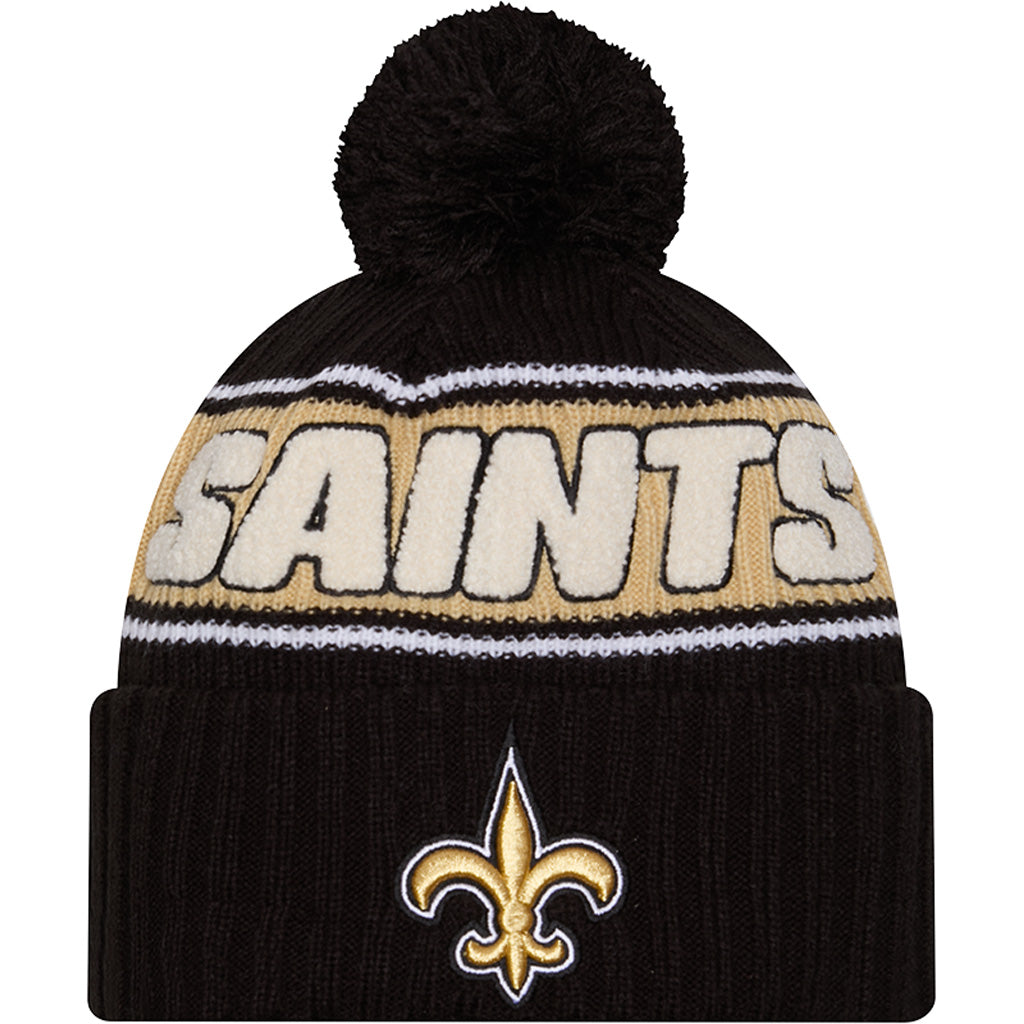 NFL New Orleans Saints New Era 2024 Sideline Sport Knit Hat