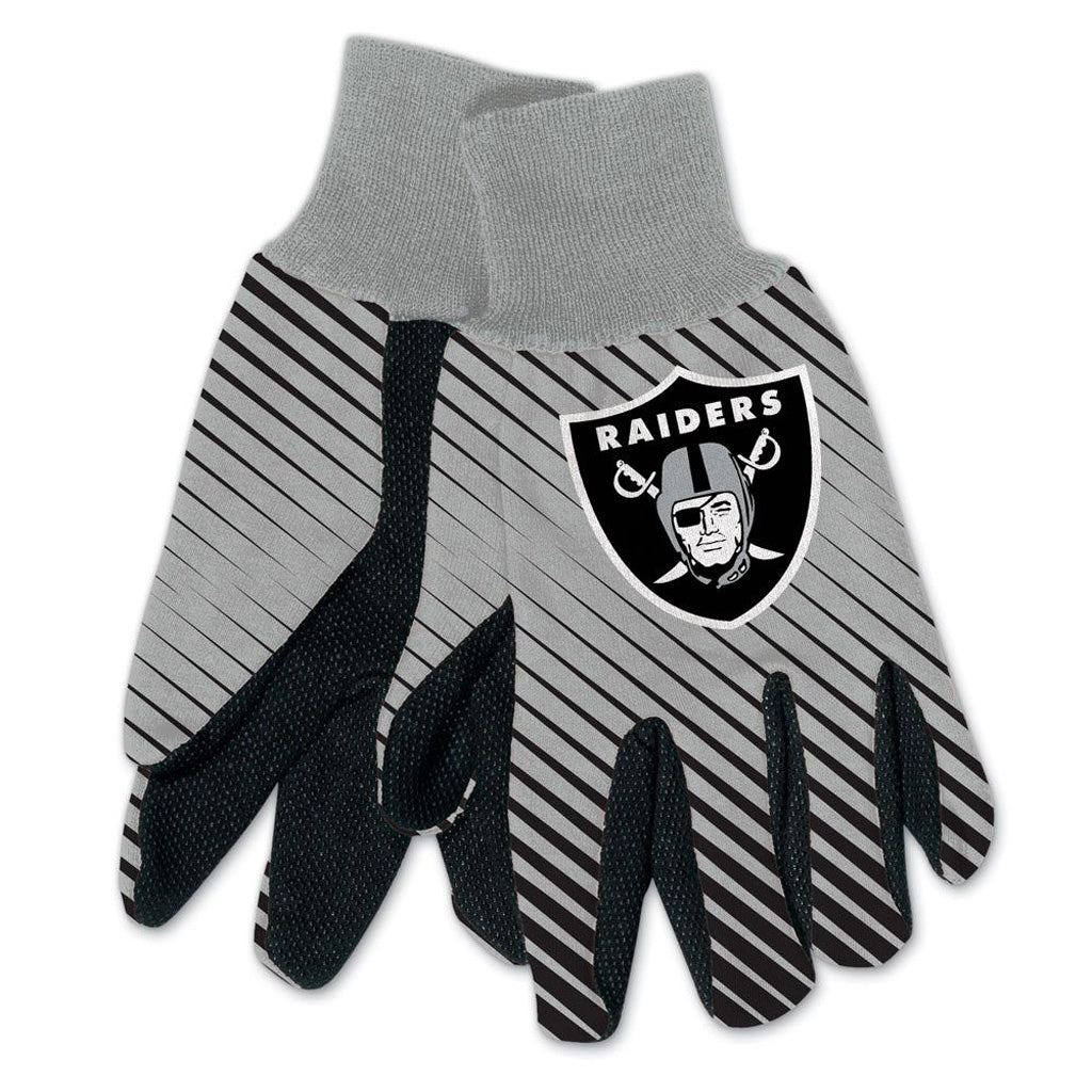 NFL Las Vegas Raiders WinCraft Team Stripe Utility Gloves