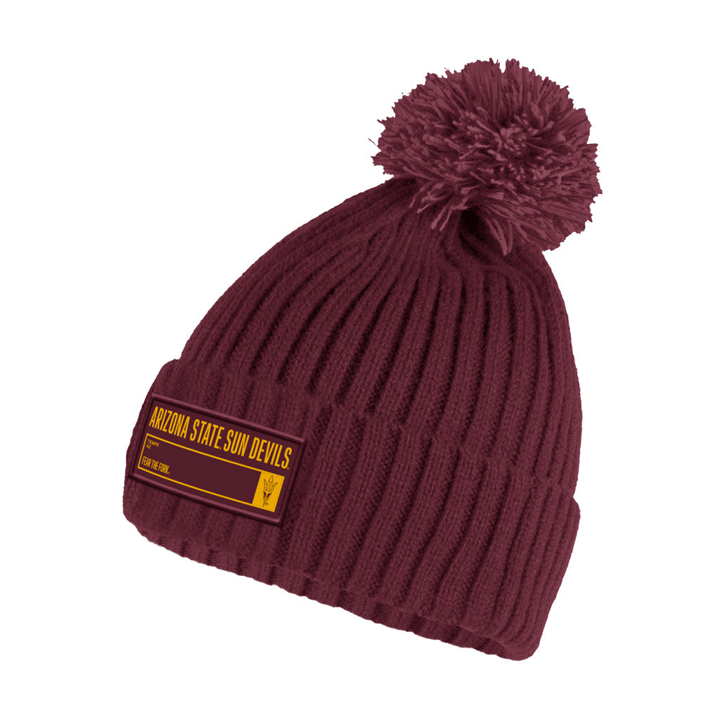 NCAA Arizona State Sun Devils adidas Modern Rib  Knit Hat