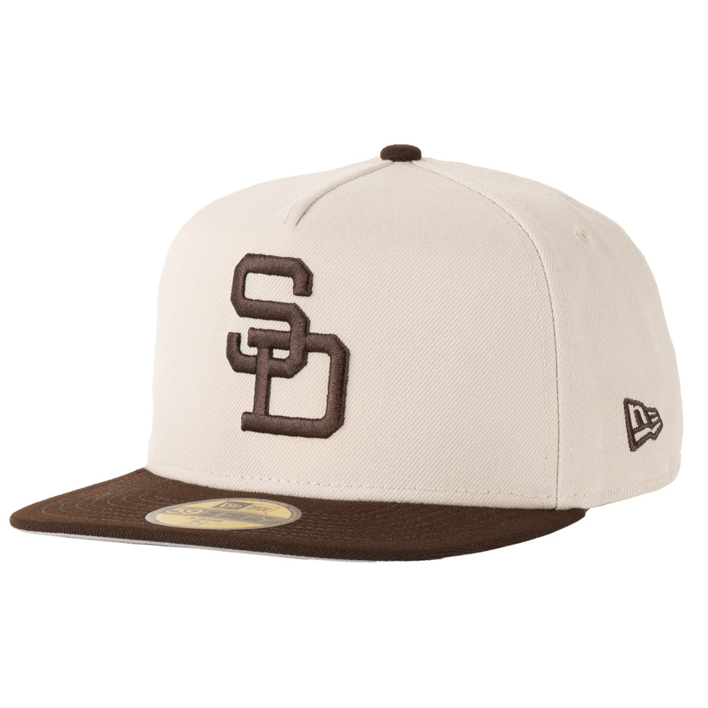 MLB San Diego Padres New Era Stone A-Frame 59FIFTY Fitted