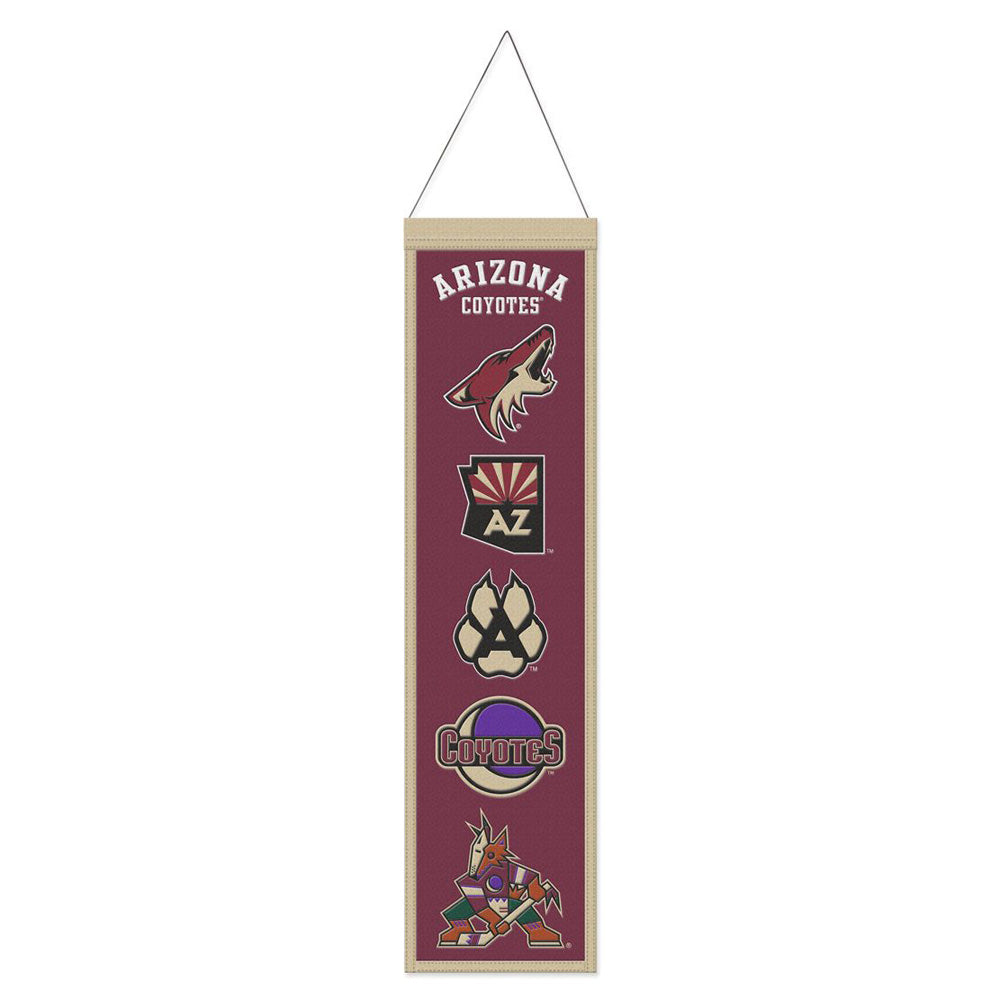 NHL Arizona Coyotes WinCraft Heritage Wool Banner