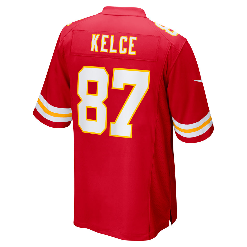 NFL Kansas City Chiefs Travis Kelce Nike Home Game Jersey