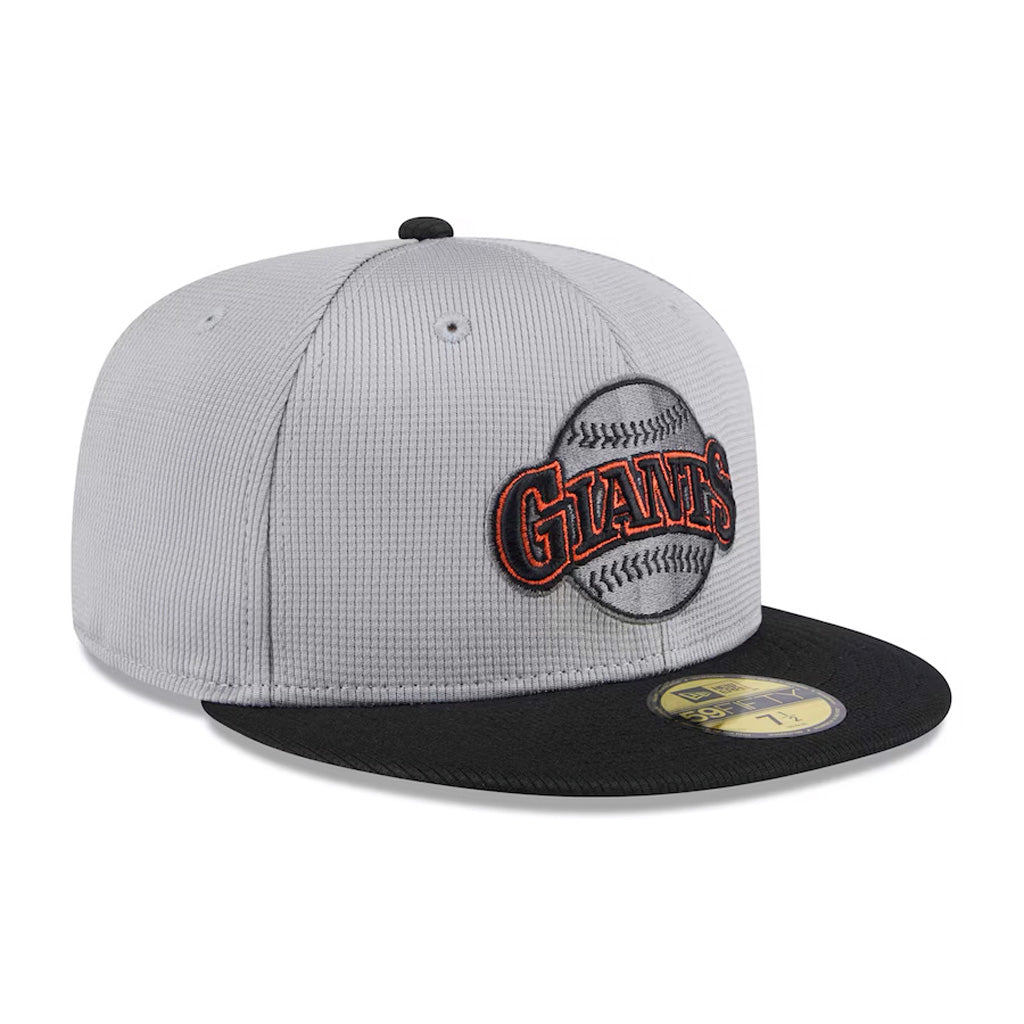 MLB San Francisco Giants New Era 2025 Graphite Batting Practice 59FIFTY Fitted Hat - Graphite