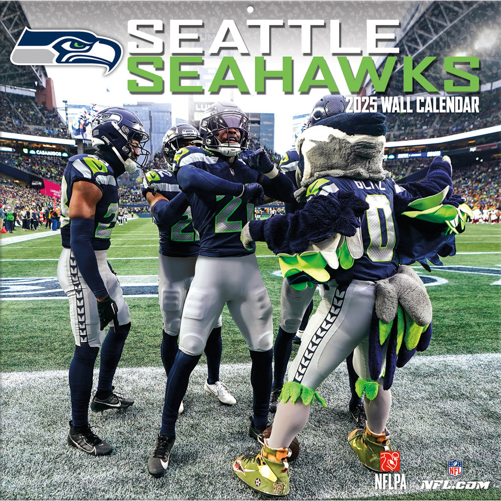 NFL Seattle Seahawks 2024-2025 12&quot; x 12&quot; Team Wall Calendar