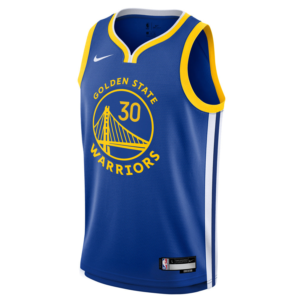 NBA Golden State Warriors Steph Curry Youth Nike Icon Swingman Jersey