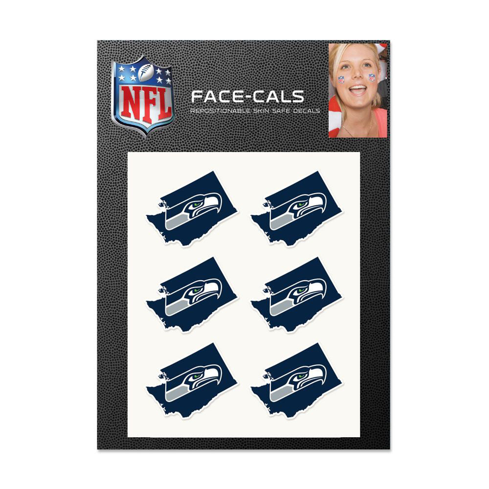 NFL Seattle Seahawks WinCraft 6-Pack State Logo Face-Cals