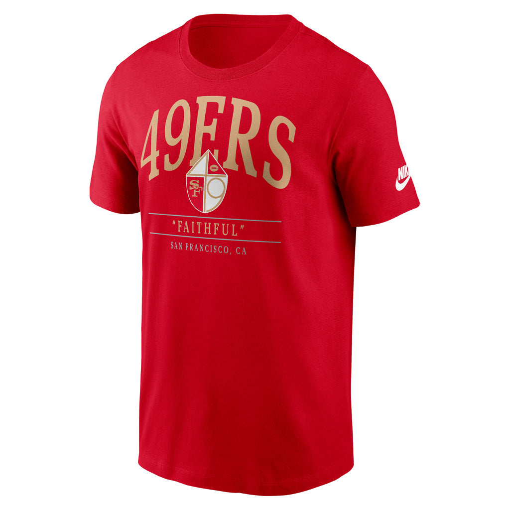 NFL San Francisco 49ers Nike Throwback Arch T-Shirt