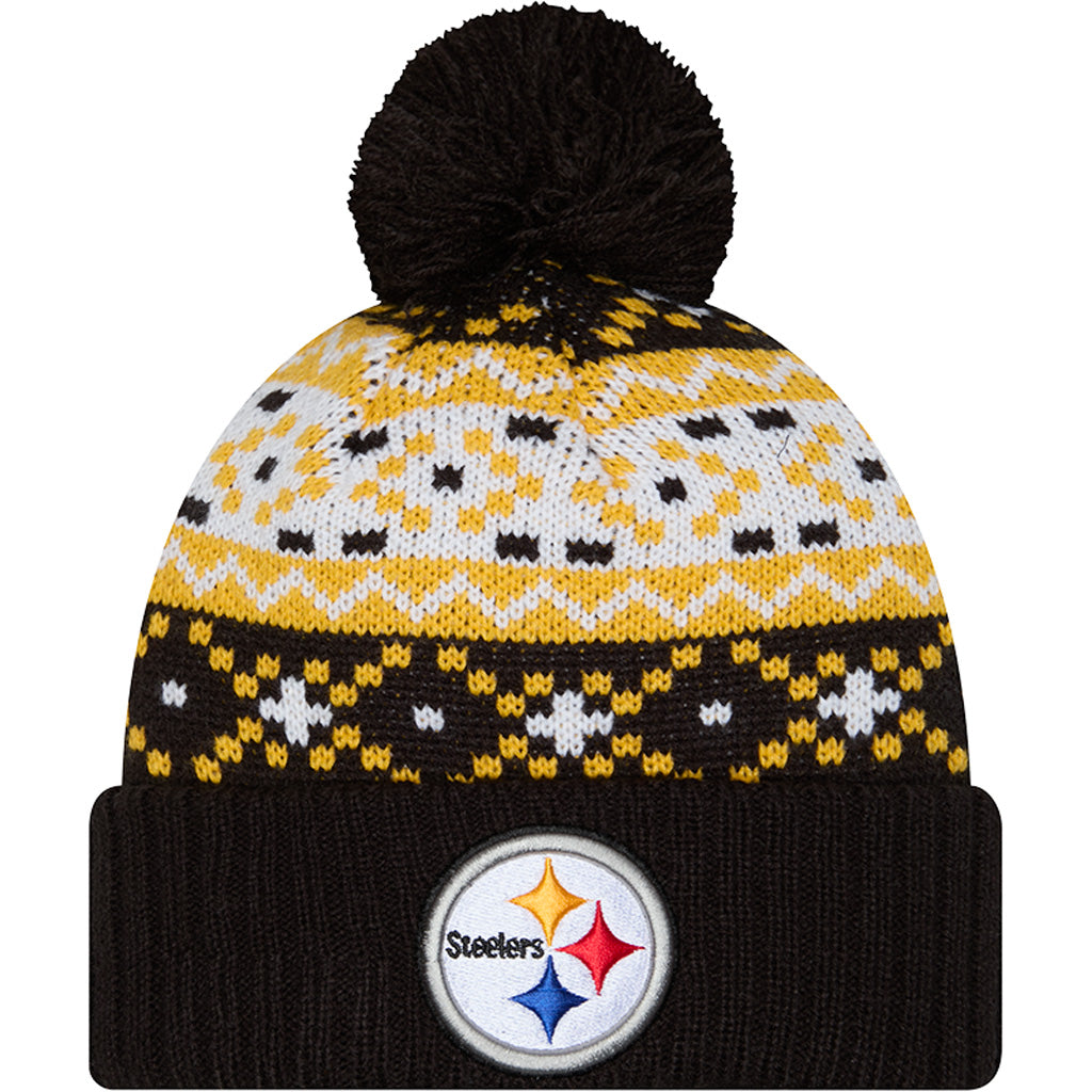 NFL Pittsburgh Steelers New Era Nostalgia Knit Hat