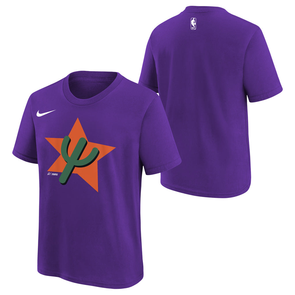 NBA Phoenix Suns Youth Nike City Edition 2024/25 Essential Logo T-Shirt