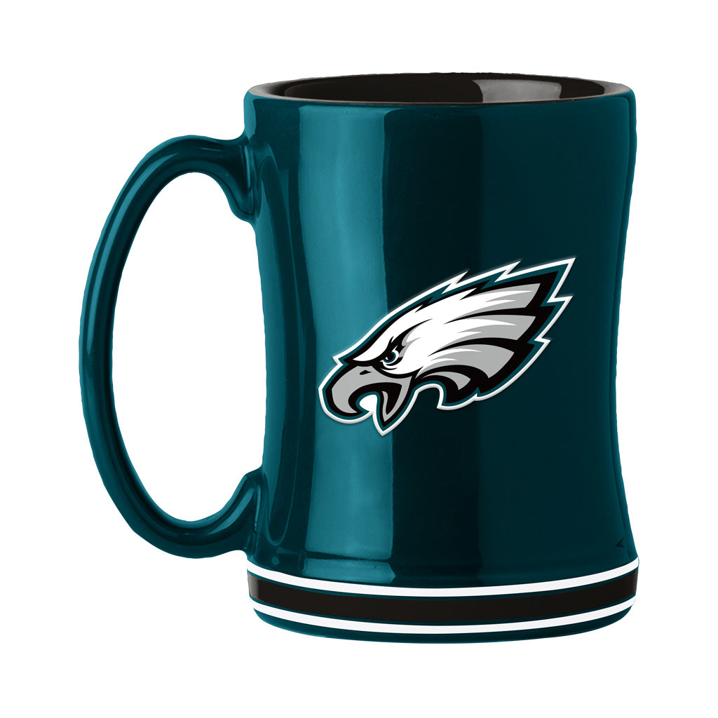 NFL Philadelphia Eagles Logo Brands Relief Mug