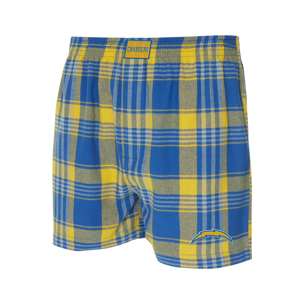 NFL Los Angeles Chargers College Concepts Region Boxer Shorts - Blue