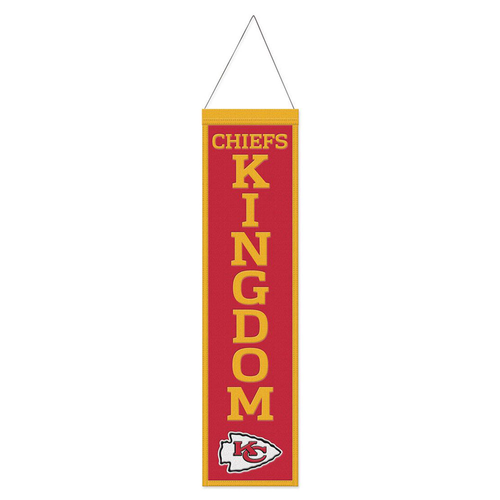 NFL Kansas City Chiefs WinCraft Slogan Wool Banner