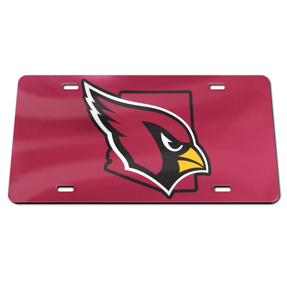 NFL Arizona Cardinals WinCraft State Acrylic License Plate