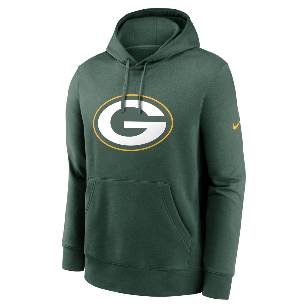 NFL Green Bay Packers Nike Club Logo Pullover Hoodie