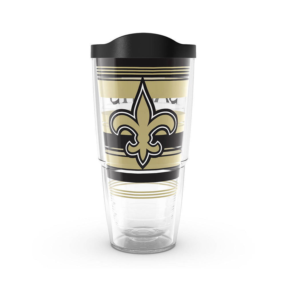 NFL New Orleans Saints Tervis 24oz Hype Stripes Travel Tumbler