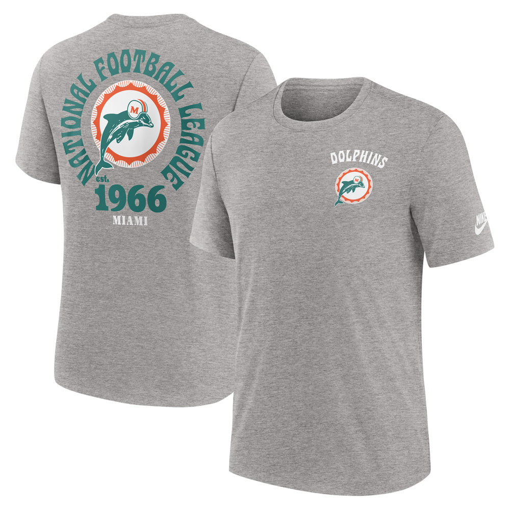 NFL Miami Dolphins Nike 2-Hit Triblend Tee