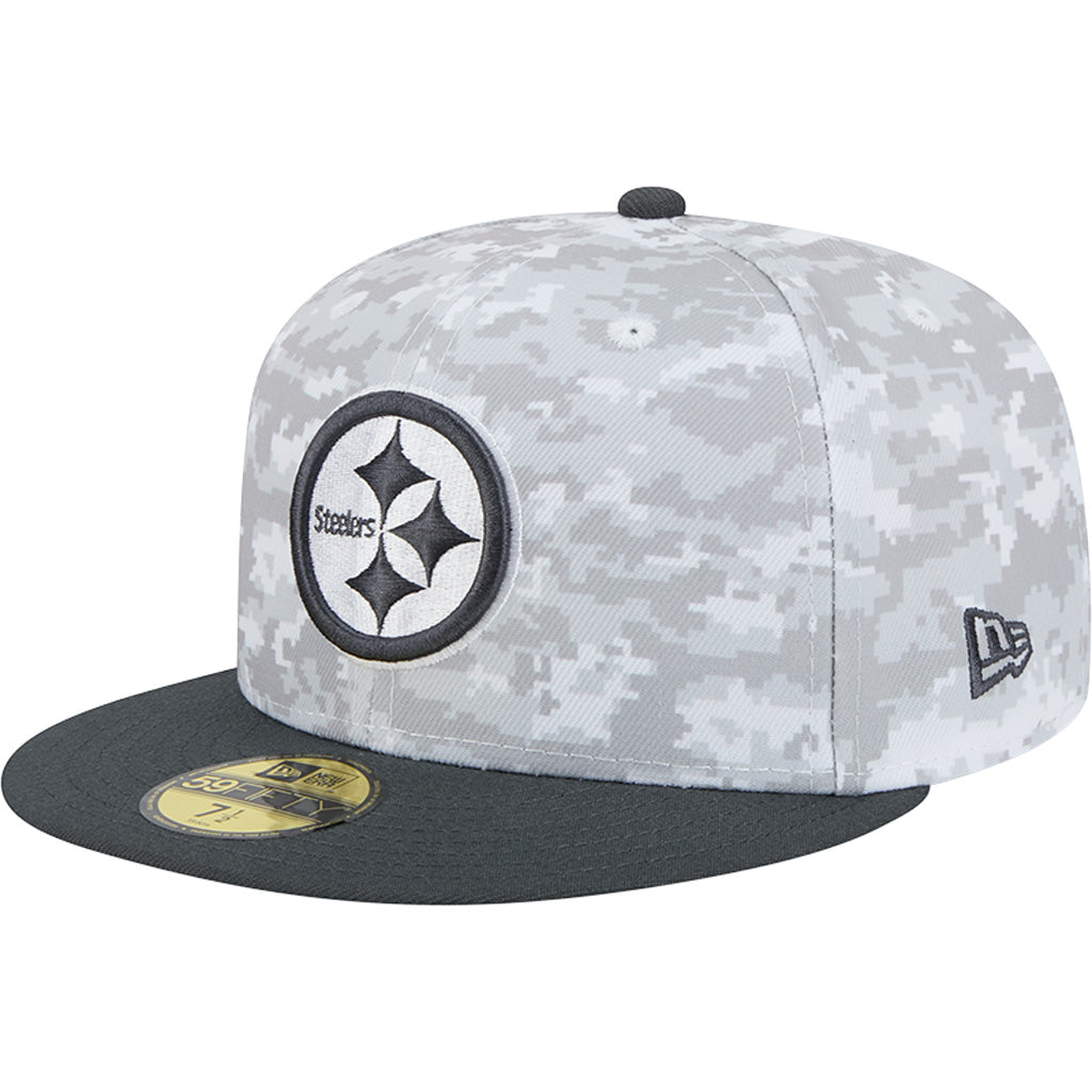 NFL Pittsburgh Steelers New Era 2024 Salute to Service 59FIFTY Fitted Hat