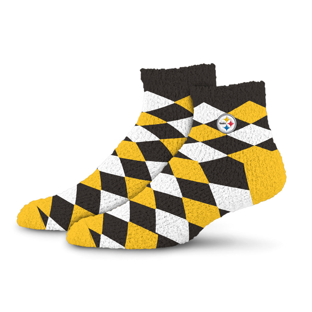 NFL Pittsburgh Steelers For Bare Feet Diamond Sleep Socks