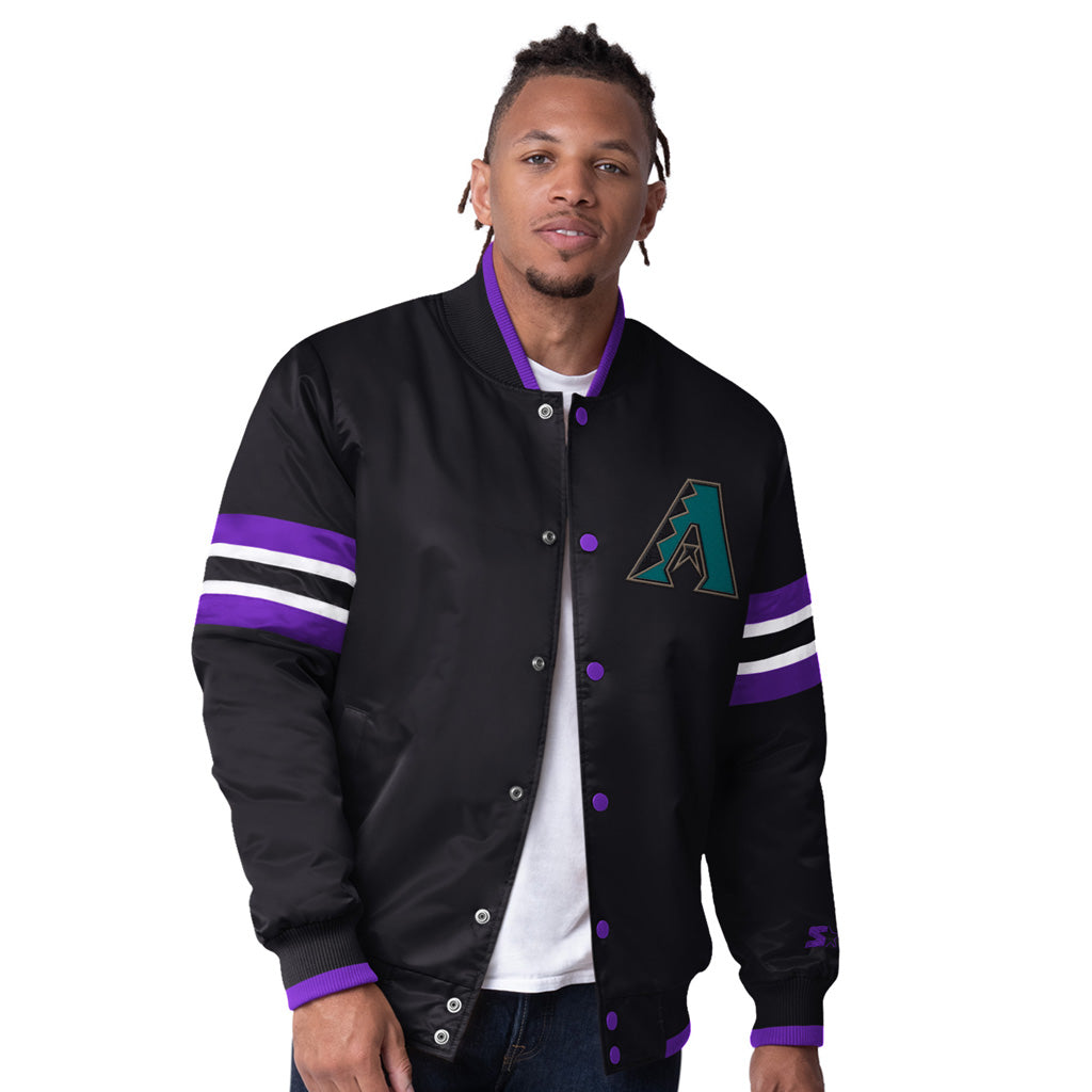 MLB Arizona Diamondbacks Starter Cooperstown Scout Varsity Jacket