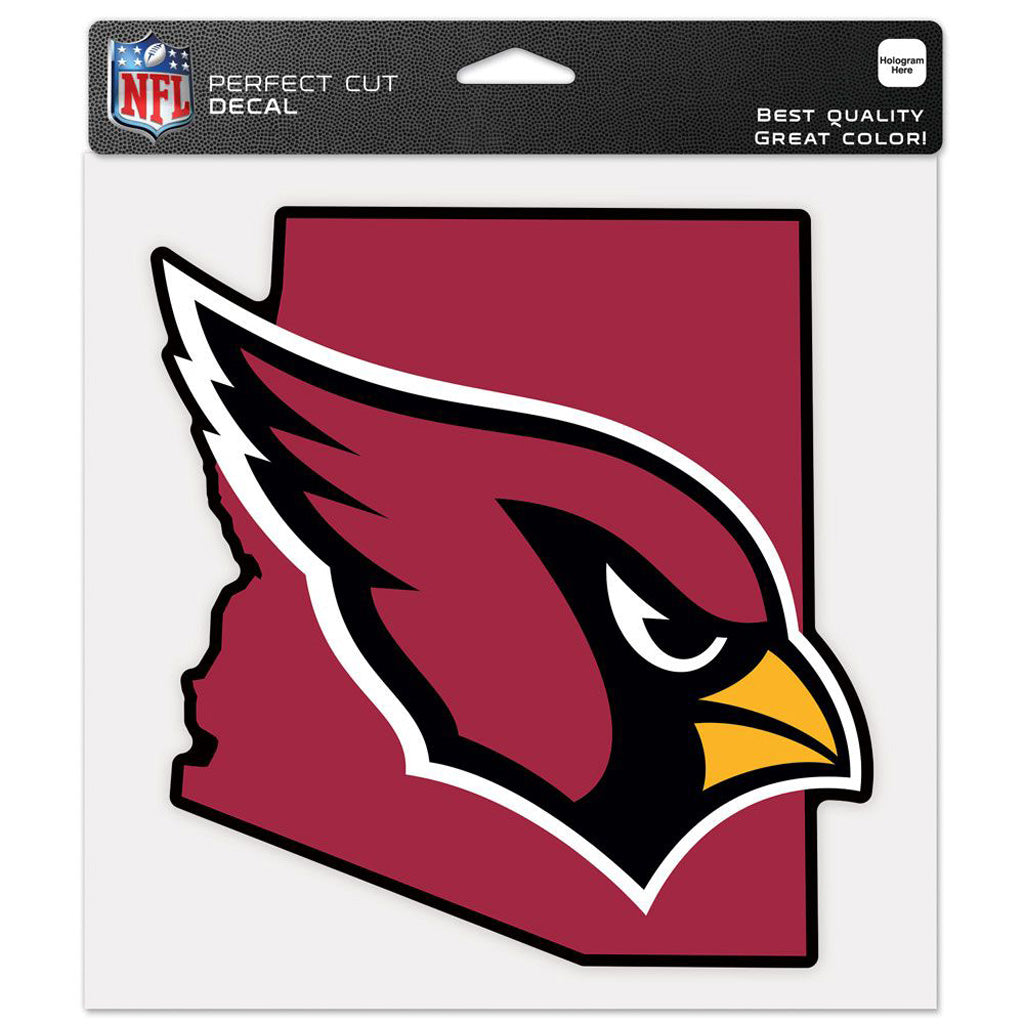 NFL Arizona Cardinals Team Wincraft 8x8 Car State Decal