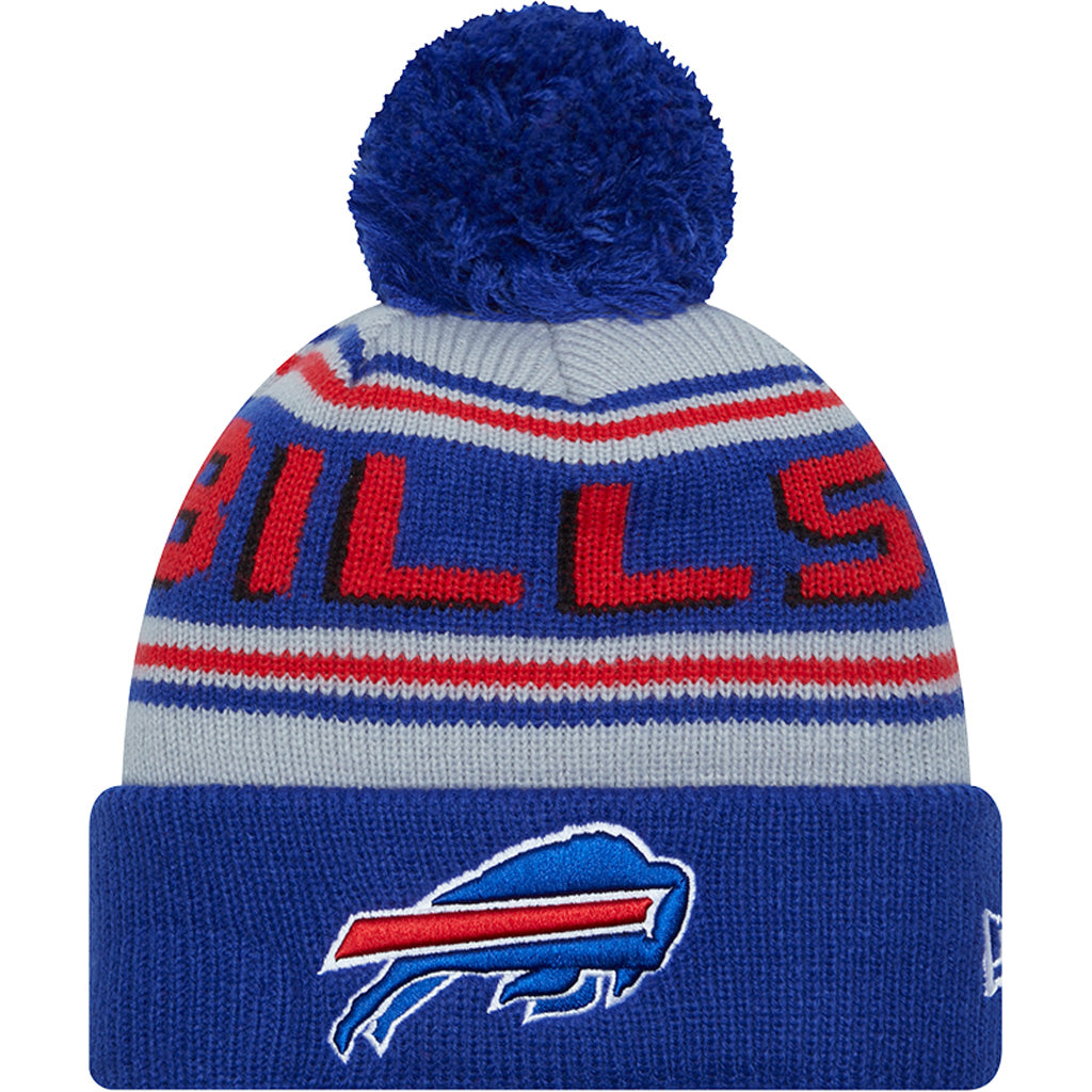 NFL Buffalo Bills New Era Pom Wordmark Knit Hat