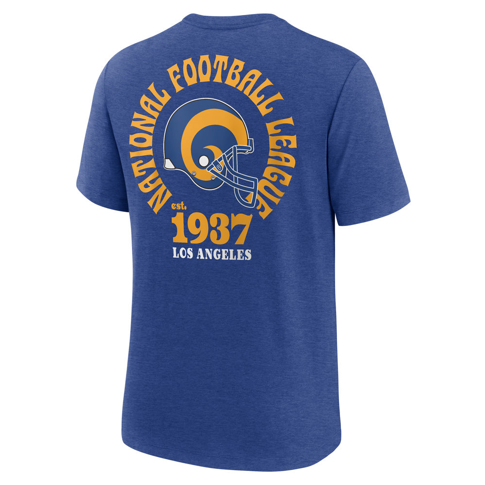 NFL Los Angeles Rams Nike 2-Hit Triblend Tee