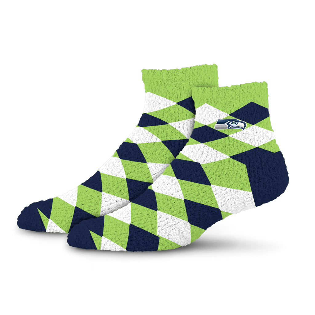 NFL Seattle Seahawks For Bare Feet Diamond Sleep Socks