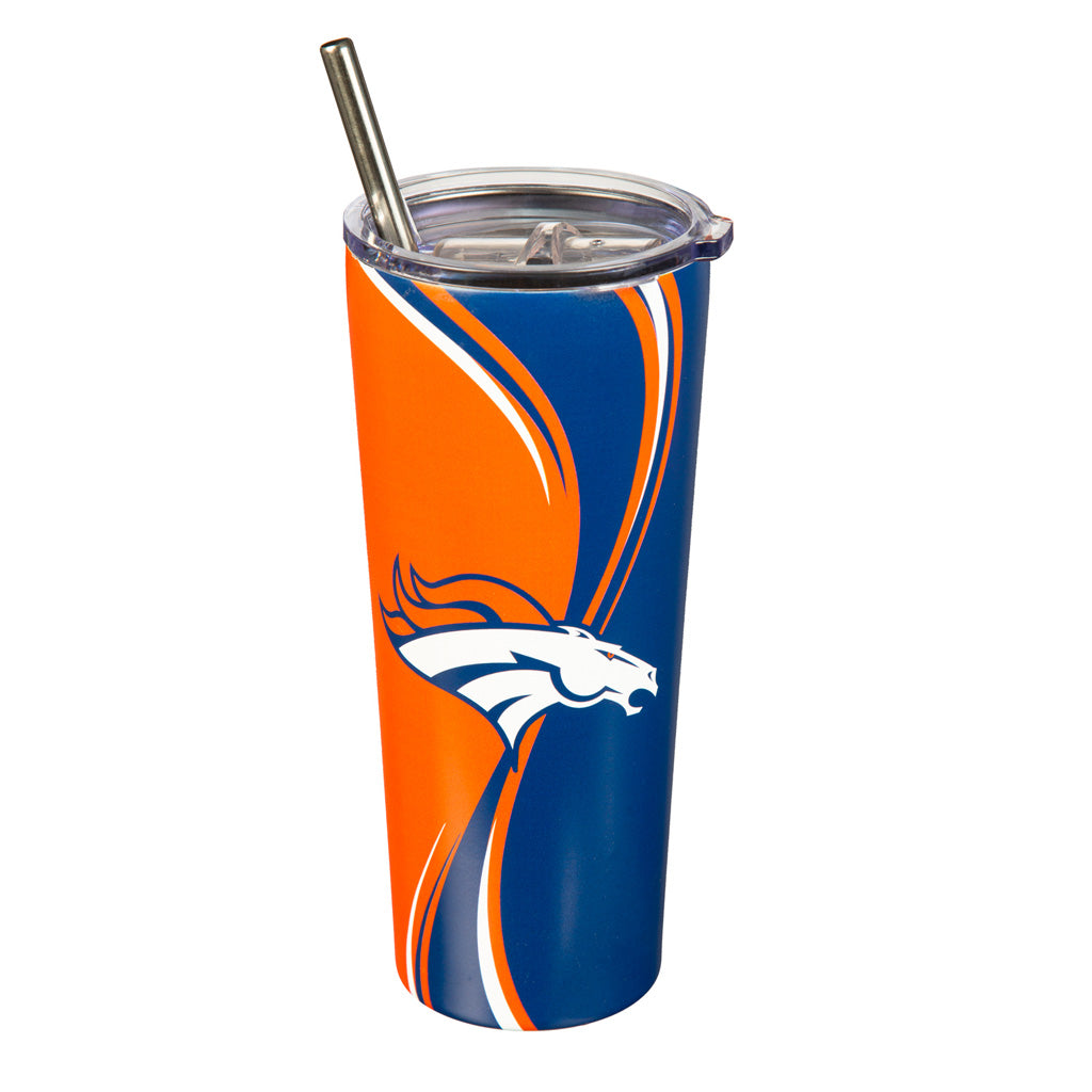 NFL Denver Broncos Evergreen 20oz Steel Tumbler