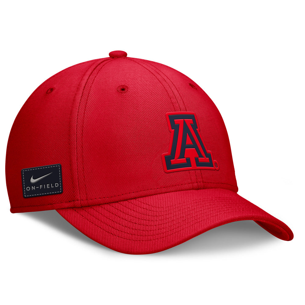 NCAA Arizona Wildcats Nike Rise Structured Swoosh Flex Hat