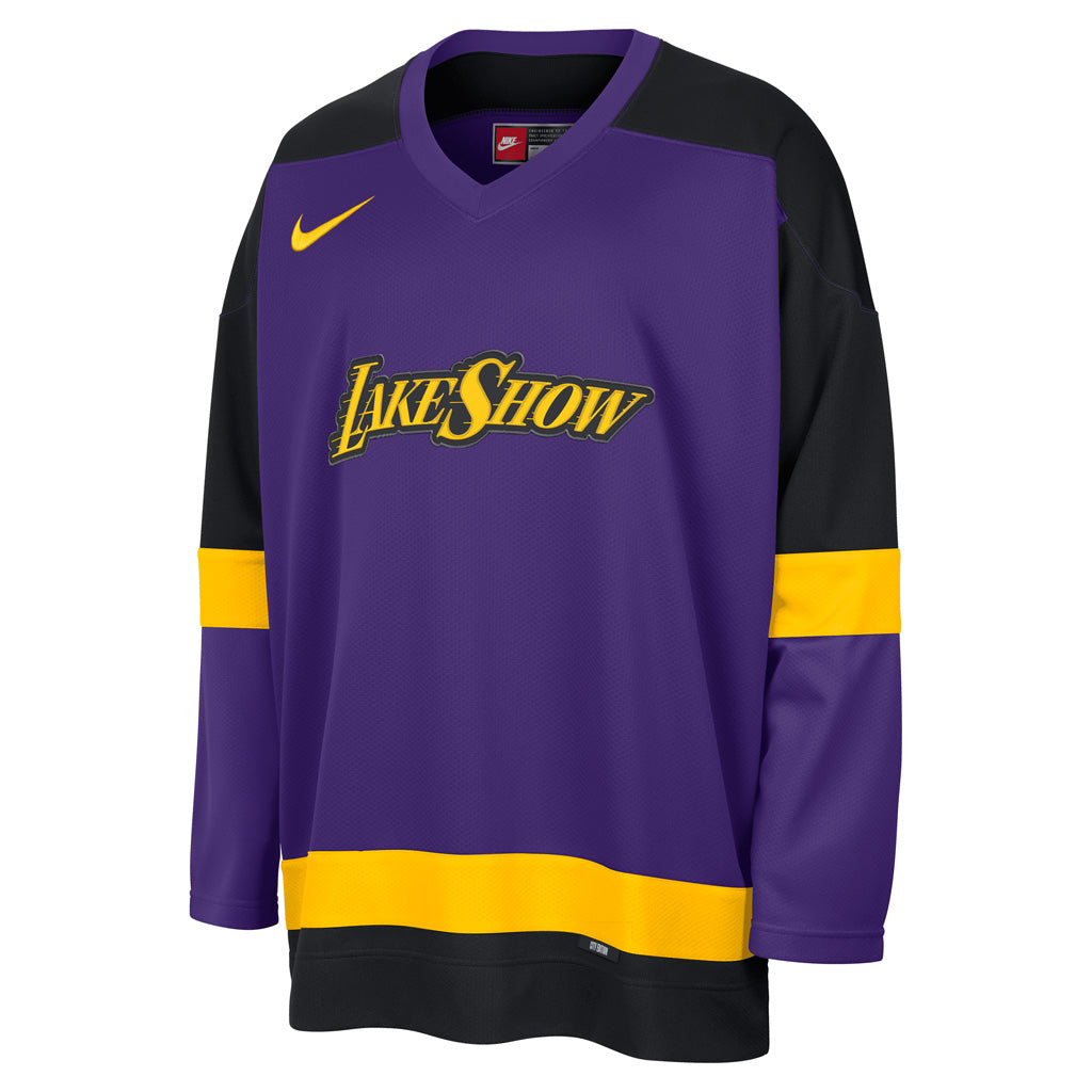 NBA Los Angeles Lakers Nike 2024/25 City Edition Hockey Jersey