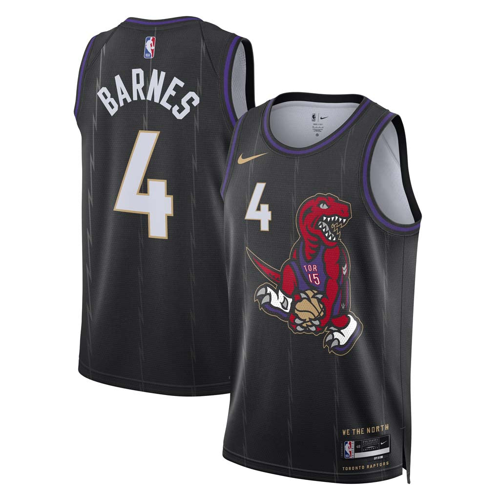 NBA Toronto Raptors Scottie Barnes Nike 2024/25 City Edition Swingman Jersey