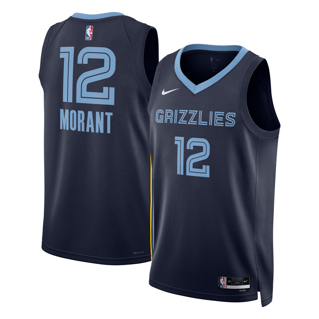 NBA Memphis Grizzlies Ja Morant  Nike Icon Swingman Jersey