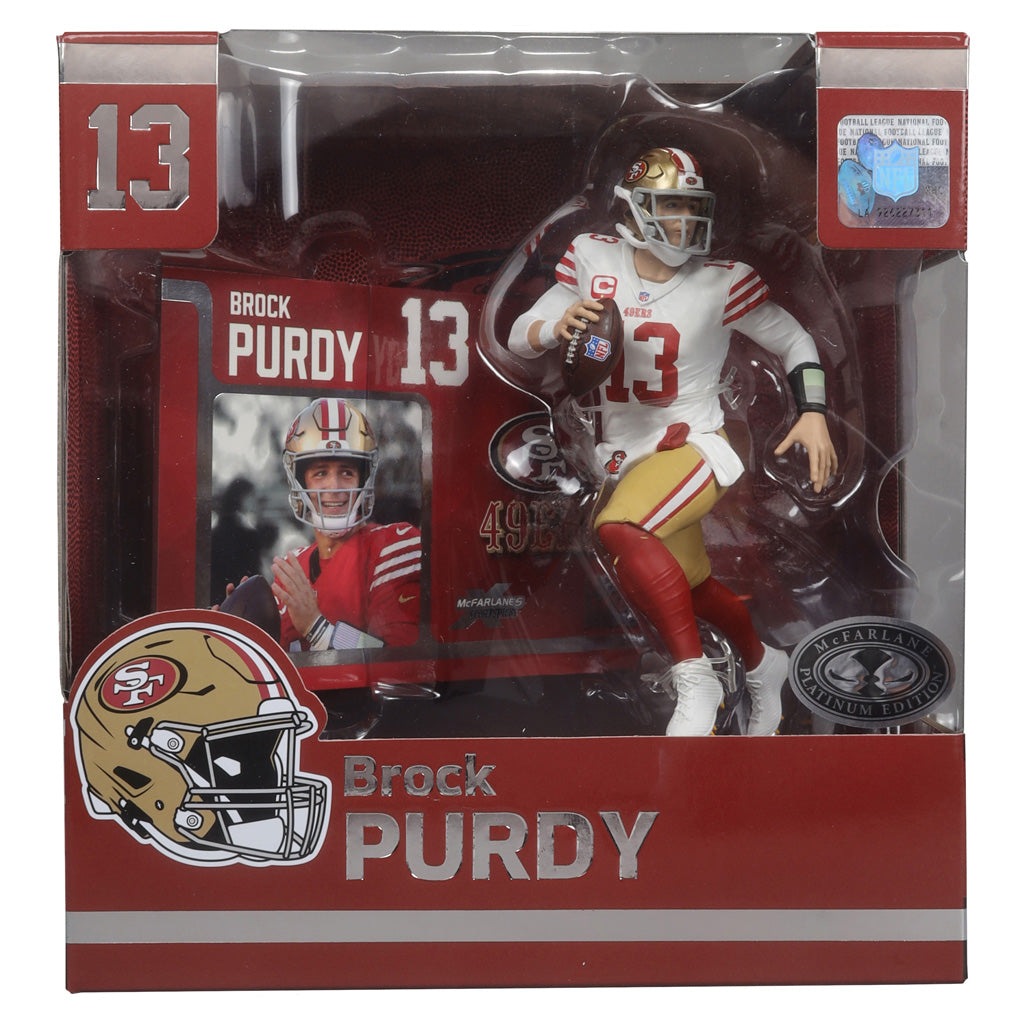 NFL San Francisco 49ers Brock Purdy McFarlane 7&quot; Platinum Collectible Figure