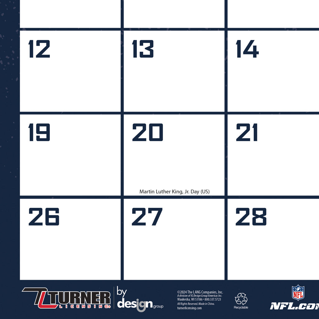 NFL Denver Broncos 2024-2025 Desk Calendar