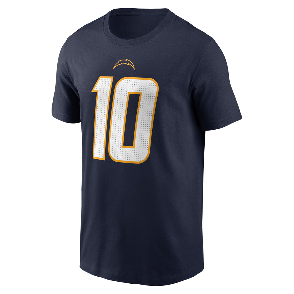 NFL Los Angeles Chargers Justin Herbert Nike Player Pride Name &amp; Number Tee