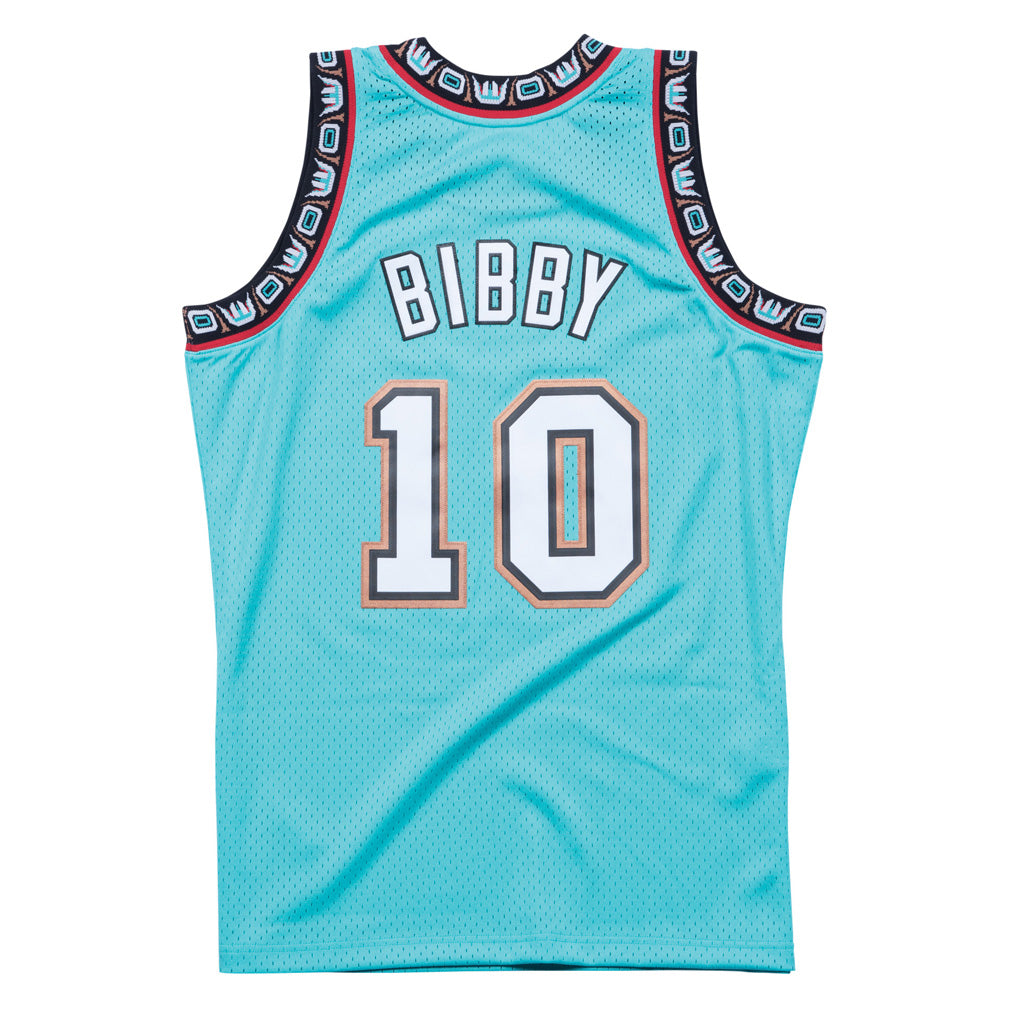 NBA Memphis Grizzlies Mike Bibby Mitchell &amp; Ness Retro Swingman Jersey - Teal