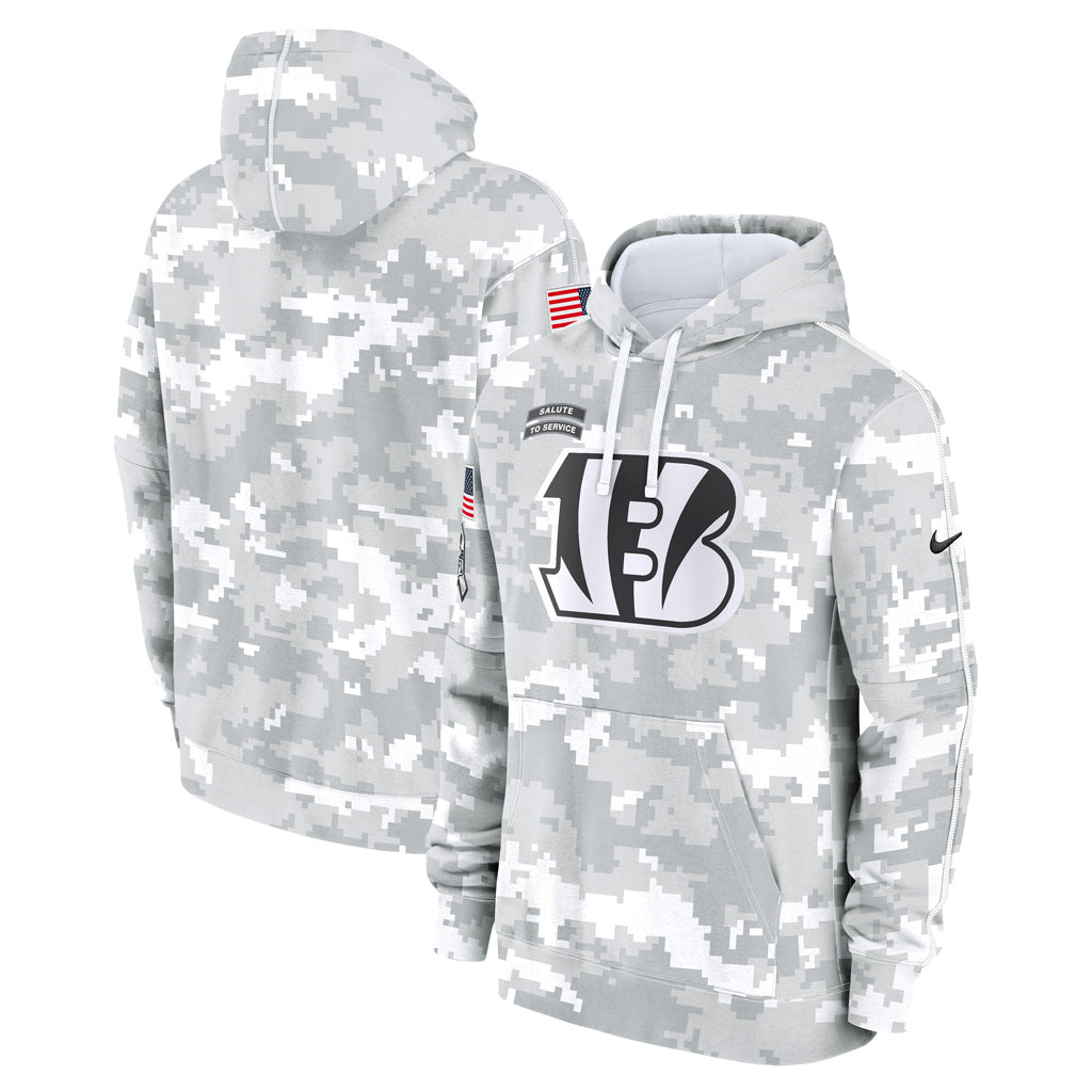 NFL Cincinnati Bengals Nike 2024 Salute to Service Club Hoodie