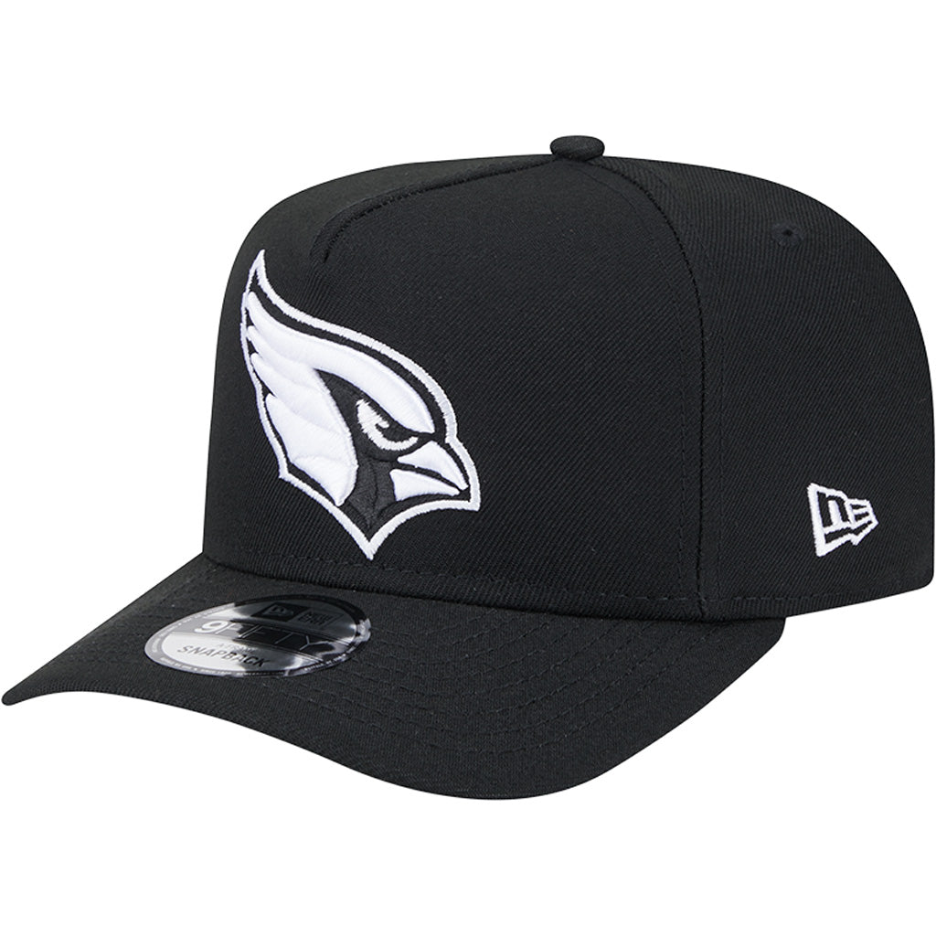 NFL Arizona Cardinals New Era Black &amp; White 9FIFTY A-Frame Hat