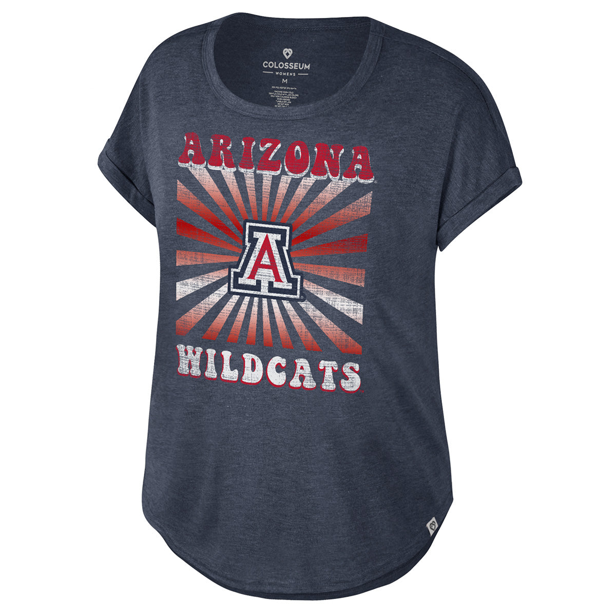 NCAA Arizona Wildcats Women&#39;s Colosseum Band Dolman Tee