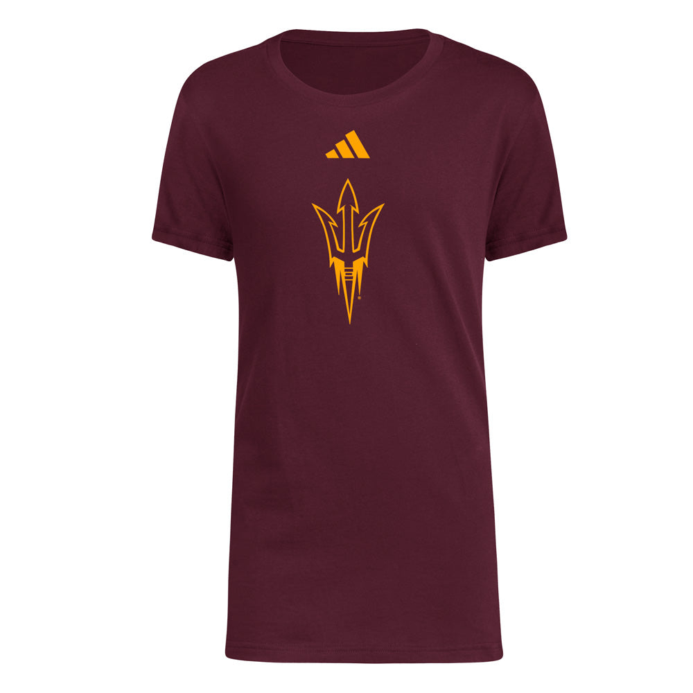 NCAA Arizona State Sun Devils adidas Youth Fork Fresh Tee