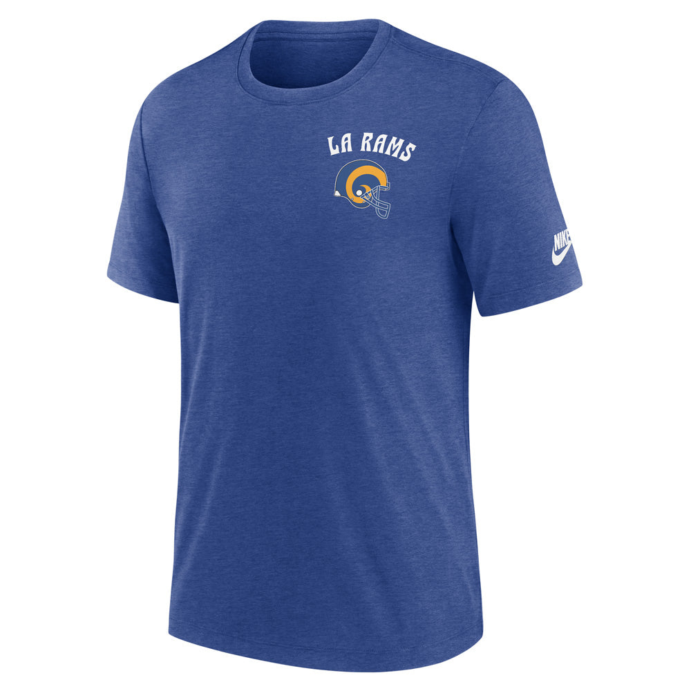 NFL Los Angeles Rams Nike 2-Hit Triblend Tee