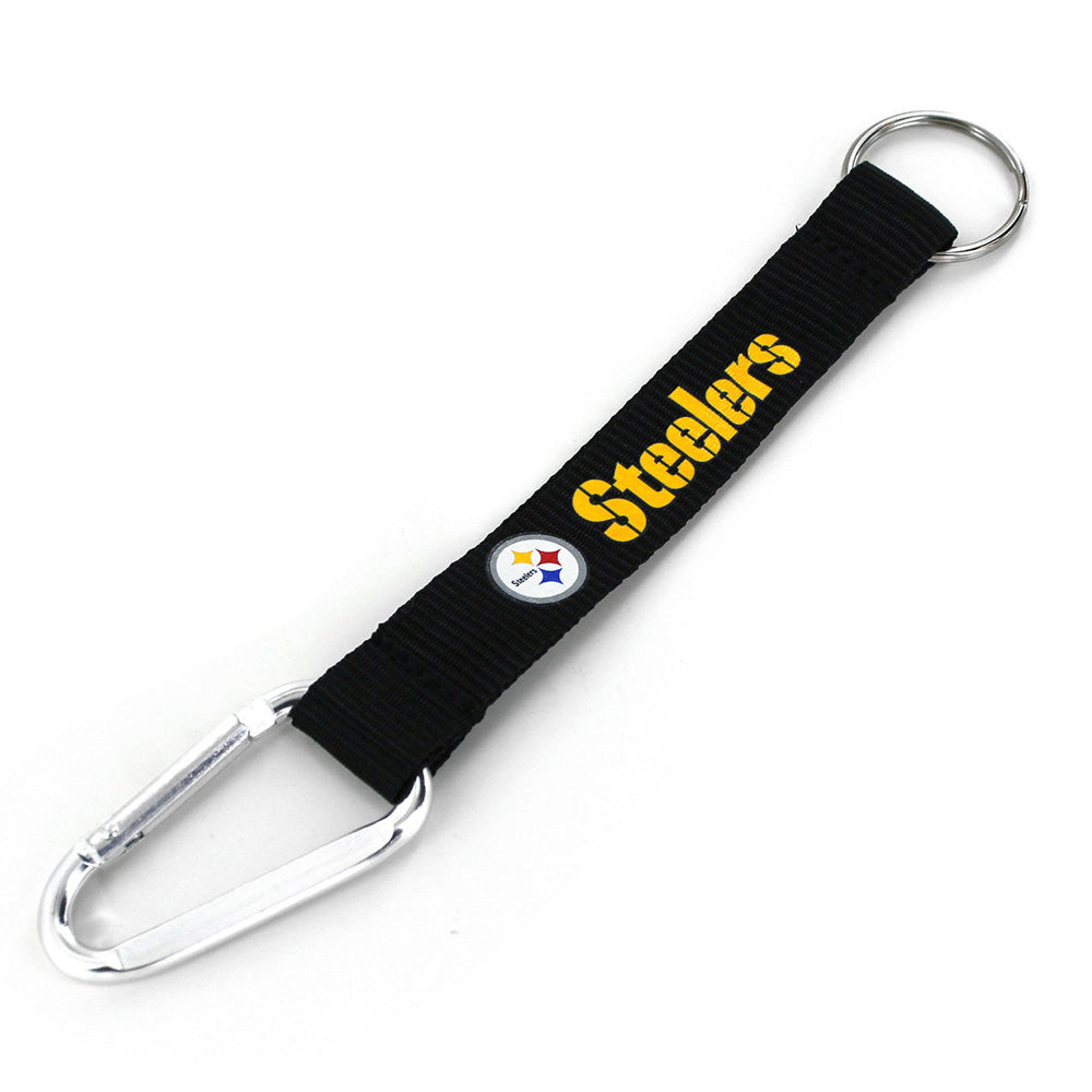 NFL Pittsburgh Steelers Aminco Carabiner Lanyard Keychain