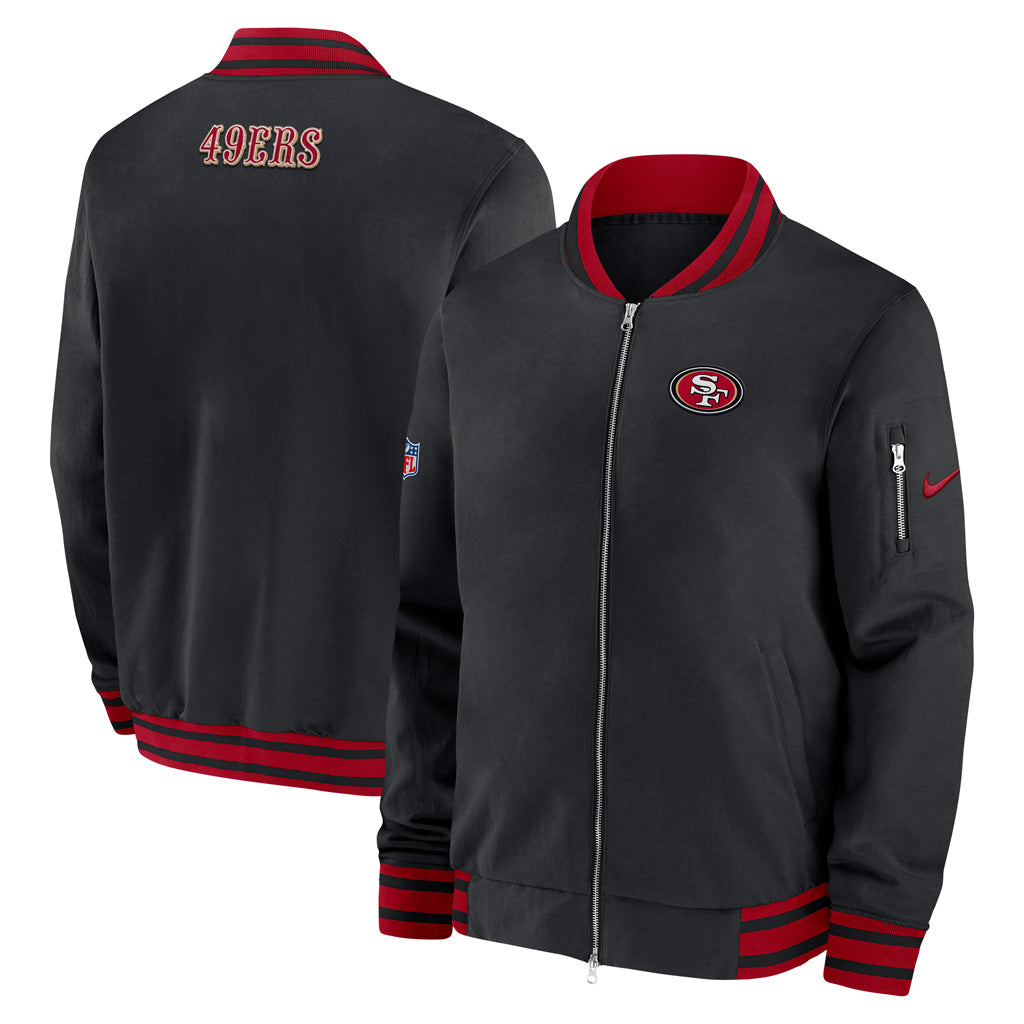 NFL San Francisco 49ers Nike Coach Bomber Jacket