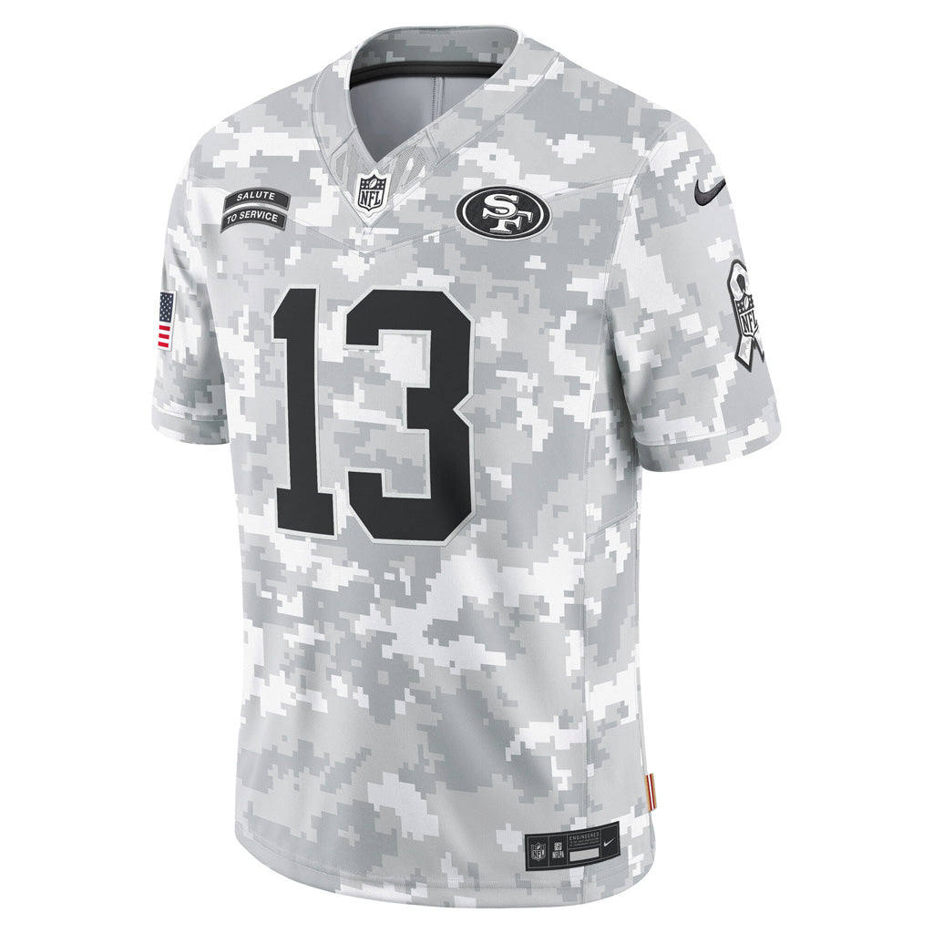 NFL San Francisco 49ers Brock Purdy Nike 2024 Salute to Service Limited Jersey