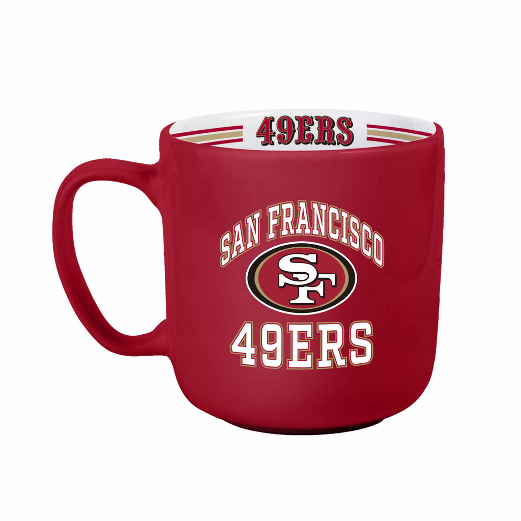 NFL San Francisco 49ers Logo Brands 15oz Stripe Mug